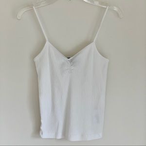TopShop Nordstrom white tank, size 6. NWOT